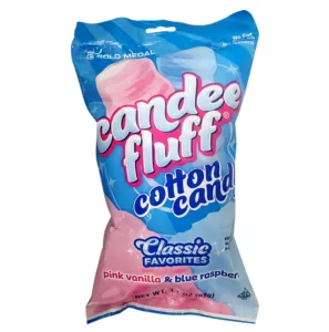 [GM3051] Candee Fluff  - Pre-Packed  Cotton Candy Pink & Blue 3.1 oz bags (24 count)